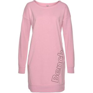Bench - Loungewear - Sweatjurk - Roze/Zwart - Katoen - Logoprint