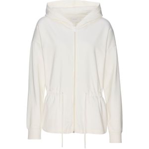 Lascana - Sweatvest - Ecru - Met Koord in de Taille - Comfortabel