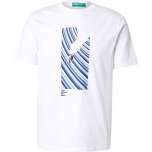 UNITED COLORS OF BENETTON Shirt  blauw / navy / turquoise / wit