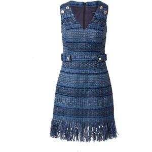 Karen Millen Jurk  blauw / nachtblauw / duifblauw / smaragd