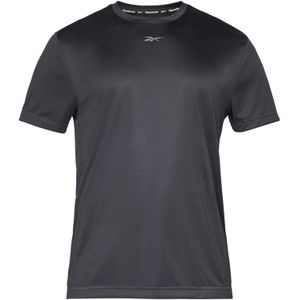 Reebok - ID TRAIN SS TECH TEE - Trainingsshirt - Zwart - Korte Mouwen