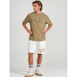 Funky Buddha Shirt  kaki / gemengde kleuren