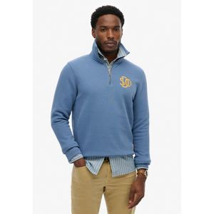 Superdry Sweatshirt 'SD&Co'  duifblauw / geel