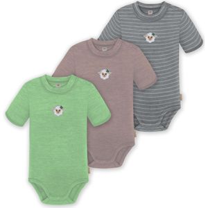 normani Rompertje/body 'Tihoi'  bruin / grijs / groen / gemengde kleuren