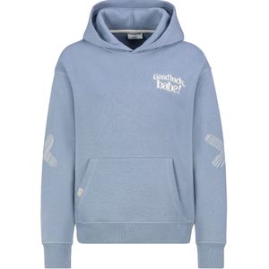 Sublevel Sweatshirt  lichtblauw / wit