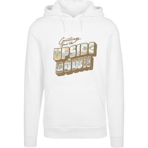 F4NT4STIC Sweatshirt 'Stranger Things Greetings From Upside Down Netflix TV Series'  lichtbeige / lichtblauw / kaki / wit