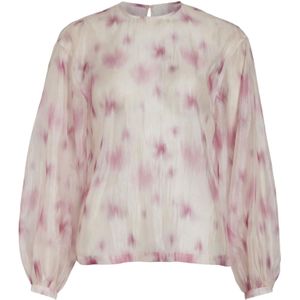 VILA Blouse  pink / transparant