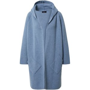 Zwillingsherz - Annabell - Gebreid Vest - Blauw - Met Capuchon