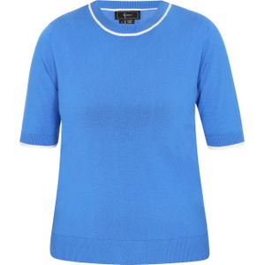 faina Trui 'Fashion Look'  blauw / wit