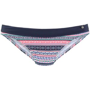 Look - Bikinibroekje - Blauw - Rosé - Gestreept - Polyamide