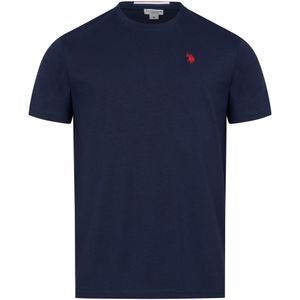U.S. POLO ASSN. Shirt  navy / rood