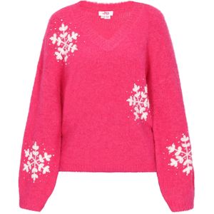 MYMO Trui  pink / wit