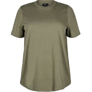 Zizzi Shirt 'VCHARLIN'  olijfgroen