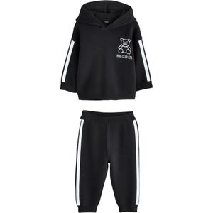 Next Joggingpak  zwart / wit