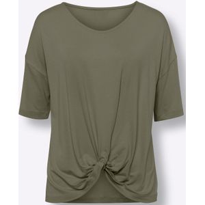 T-shirt - Effen - Jersey - Ronde Hals - Losse Pasvorm