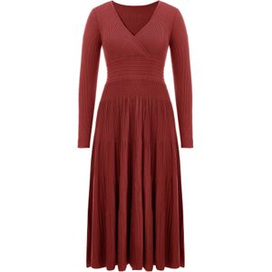 Imily Bela Gebreide jurk  bourgogne