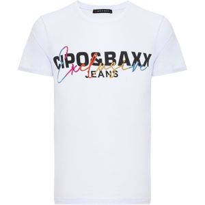 CIPO & BAXX Shirt  blauw / geel / rood / zwart / wit