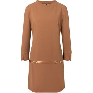 Ana Alcazar Jurk 'Sigly'  bruin / goud