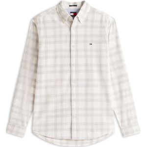 Tommy Jeans Overhemd  beige / pastelblauw / wit