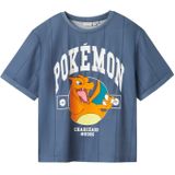 Name It - NkmMelt - T-Shirt - Blue Mirage - Katoen