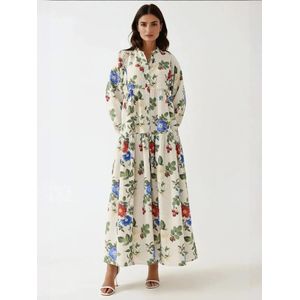 Hiccup Blousejurk  blauw / donkergroen / kersrood / wit