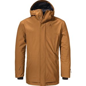 Schöffel - Urban Ins Parka - Lang Jack - Bruin - Met Capuchon