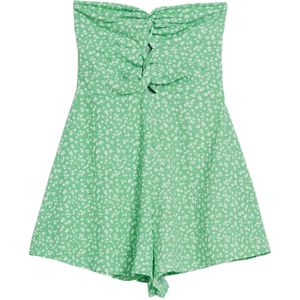 Bershka Jumpsuit  lichtgroen / wit