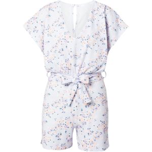 SISTERS POINT Jumpsuit 'V.PLAY3'  blauw / lila / abrikoos / wit