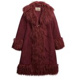 Superdry Wintermantel 'Afghan'  wijnrood