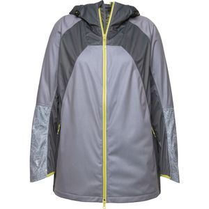 Ulla Popken Functionele jas  limoen / grafiet / stone grey / wit