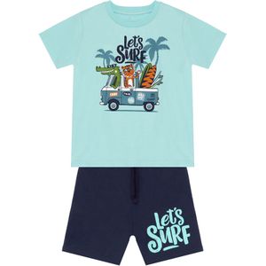 Denokids Trainingspak 'Lets Surf'  blauw