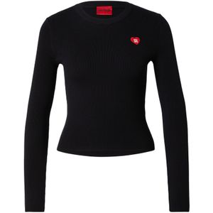 HUGO Trui 'Sarpha'  zwart