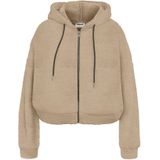 Noisy may Fleece jas 'NMCUDDLE'  taupe