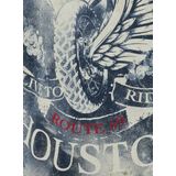 Key Largo Shirt 'MT HOUSTON'  navy / groen / olijfgroen / rood