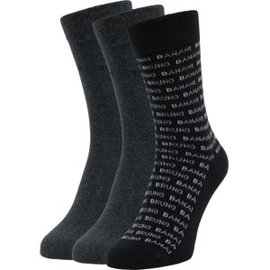 Bruno Banani Sokken ' FRYE '  antraciet / wit
