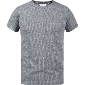 !Solid Shirt 'Alarico'  blauw / grijs