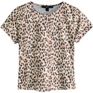 Next Shirt  beige / zwart