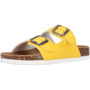 Cruz - Hardingburg - Damessandaal - Natuurkleur - Rundsuède - Kurk - EVA - Rubber