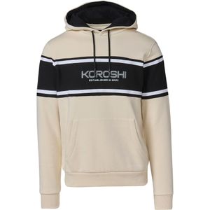 KOROSHI Sweatshirt  grijs / zwart / offwhite