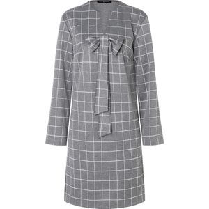 Ana Alcazar Jurk 'Amra'  grijs gemêleerd / wit