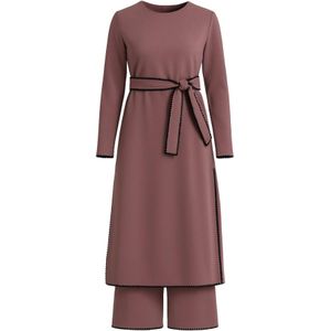 MODAMIHRAM Jurk  bourgogne / zwart