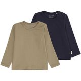 Minymo Blouse - 2-pack - Dark Navy - Minymo - 50 - Shirts