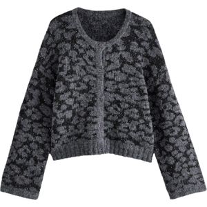 Rockett St George Gebreid vest  donkergrijs / zwart