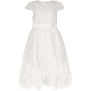 happy girls - Jurk - Wit - Knielengte - Kwartmouw - Effen