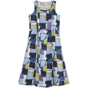 Seasalt Cornwall Jurk 'Grass Wave'  blauw / groen / wit