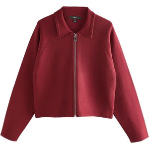 Next Gebreid vest  bourgogne