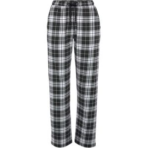 Zwart/Wit Geruit - Pyjama - Katoen - Met Bindstrik