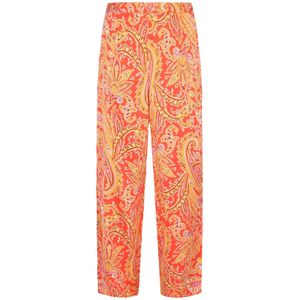 IZIA Broek  geel / oranje / rosa / bordeaux