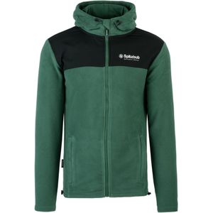 SPITZBUB Fleece jas  groen / zwart