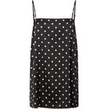 Pcjytta - Satijn Top - Mouwloos - Verstelbare Banden - Vierkante Hals